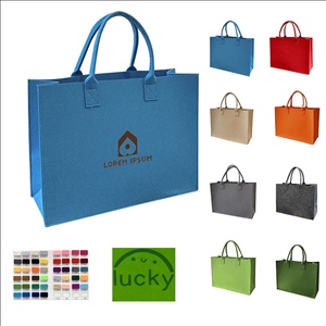 Travel Shopping Gifts Reusable Felt Tote Bag